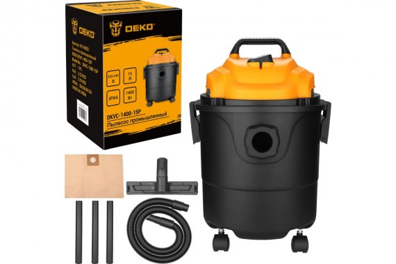 Фотография товара 'Deko 015-0033 Пылесос промышленный DKVC-1400-15P'