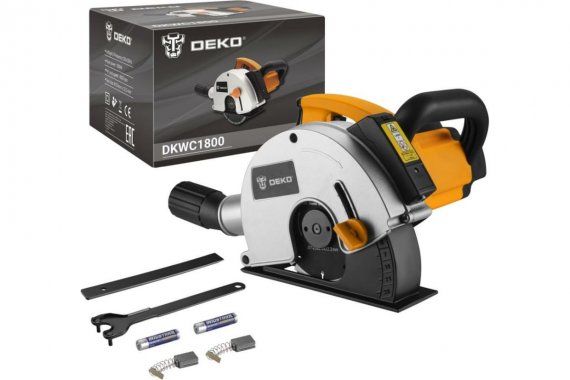 Фотография товара 'Deko 063-4241 Штроборез DKWC1800, 125 мм, 1800 Вт, лазерный указатель'