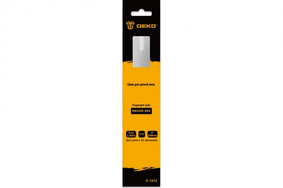 Фотография товара 'Deko 080-2018 Шина для цепной пилы 8", 1.4 мм, 46 звеньев'