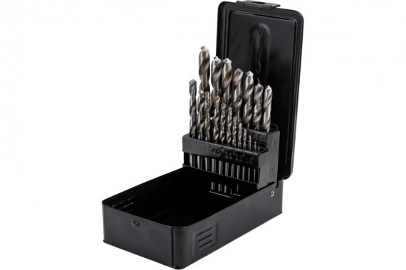 Фотография товара 'Deko 065-0543 Набор сверл по металлу DS19 в металлическом кейсе, 1-10 мм'