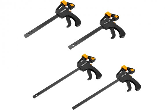 Фотография товара 'Deko 065-0667 Набор быстрозажимных струбцин 150 мм, 300 мм CLS150-300'