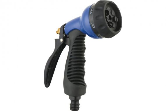 Фотография товара 'Deko 082-2056 Пистолет для полива металлический Aqualin AT07, 7 режимов'