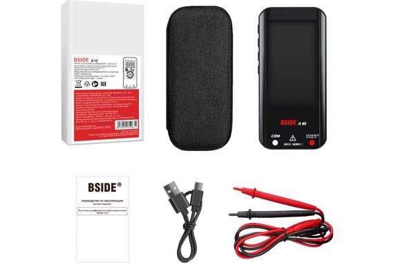 Фотография товара 'Deko 064-0004 Мини-мультиметр цифровой с цветным дисплеем и встроенным аккумулятором BSIDE A10'