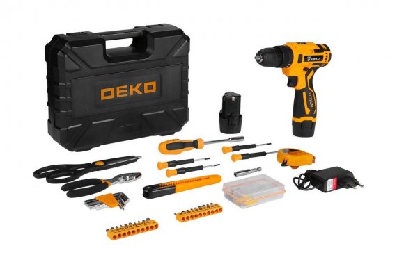 Фотография товара 'Deko 063-4168 Аккумуляторная дрель-шуруповерт Banger 12V Li-Ion 2х1,5 Ач, з/у'