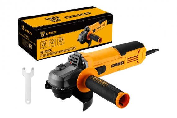 Фотография товара 'Deko 083-1025 Углошлифовальная машина (УШМ) 125мм, 1250Вт'