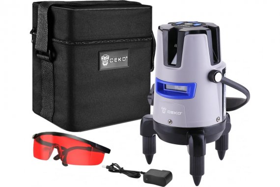 Фотография товара 'Deko 065-0103 Уровень лазерный самовыравнивающийся LL57 PRO SET 1 в сумке'