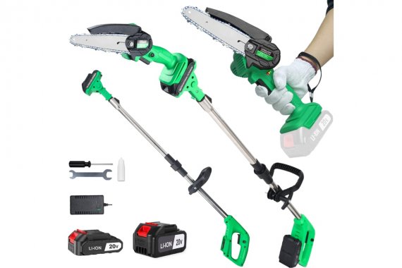 Фотография товара 'Deko 082-1856 Цепная пила-высоторез аккумуляторная Zitrek GreenSaw 20 Plus'