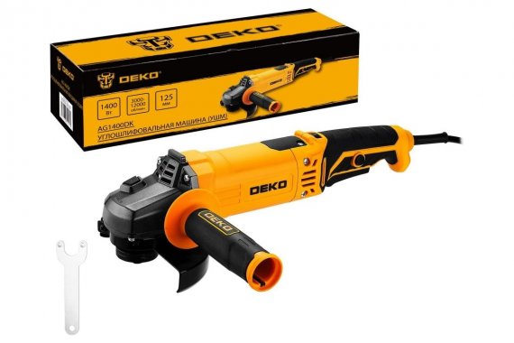 Фотография товара 'Deko 083-1027 Углошлифовальная машина (УШМ) 125мм, 1400 Вт'