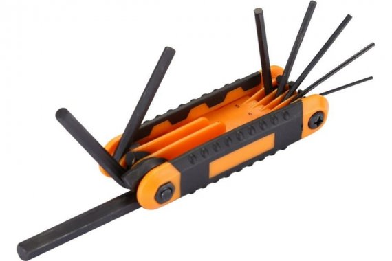 Фотография товара 'Deko 065-0588 Набор складных шестигранных ключей HT07, 7 в 1'