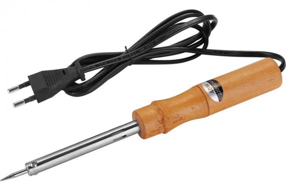 Фотография товара 'Deko 065-0559 Паяльник с деревянной ручкой SI02, 40 Вт/220 В'