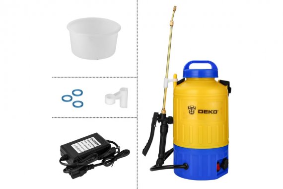 Фотография товара 'Deko 065-0941 Опрыскиватель садовый аккумуляторный DKSP09, 5 л'