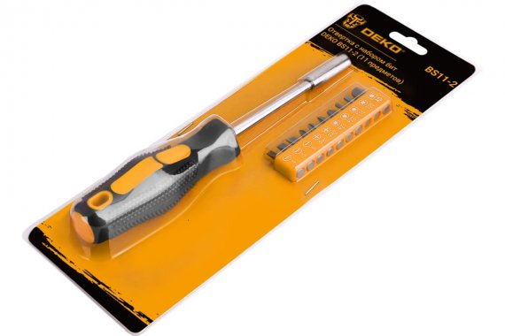 Фотография товара 'Deko 065-0597 Отвертка с набором бит BS11-2'