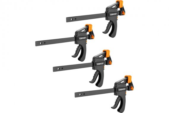 Фотография товара 'Deko 065-0666 Набор быстрозажимных струбцин 150 мм CL150-4'