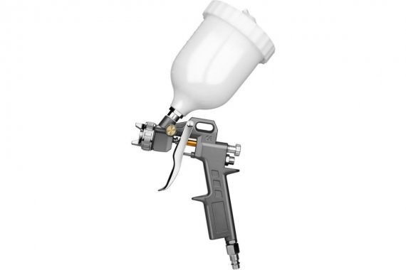 Фотография товара 'Deko 018-1120 Краскопульт пневматический с верхним бачком DKSG02 (600 мл, пластик)'