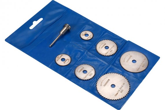 Фотография товара 'Deko 065-0677 Набор отрезных дисков для гравера + держатель RT7'