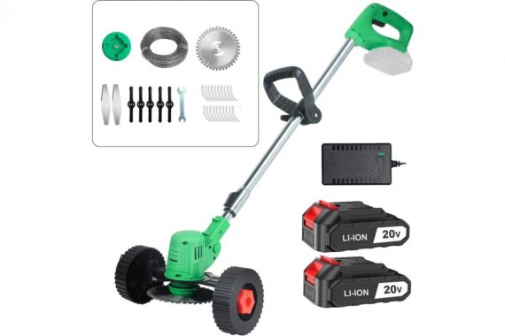 Фотография товара 'Deko 082-2005 Триммер-газонокосилка аккумуляторный ZITREK GreenCut 20 Pro (20В, Li-ion аккумулятор 2шт, колеса)'