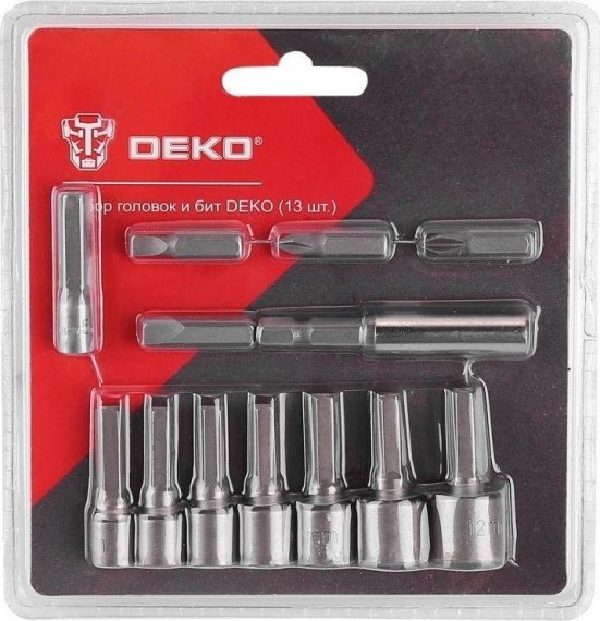 Фотография товара 'Deko 065-0763 Набор головок и бит'