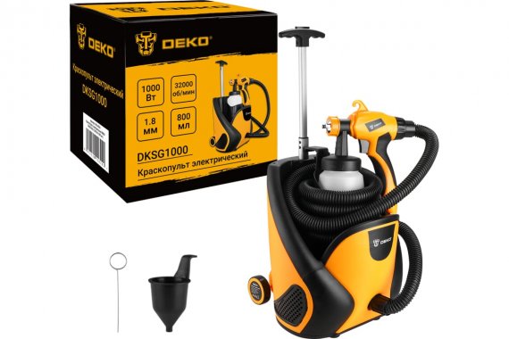 Фотография товара 'Deko 063-4354 Краскопульт электрический DKSG1000 (1000 Вт, 800 мл)'