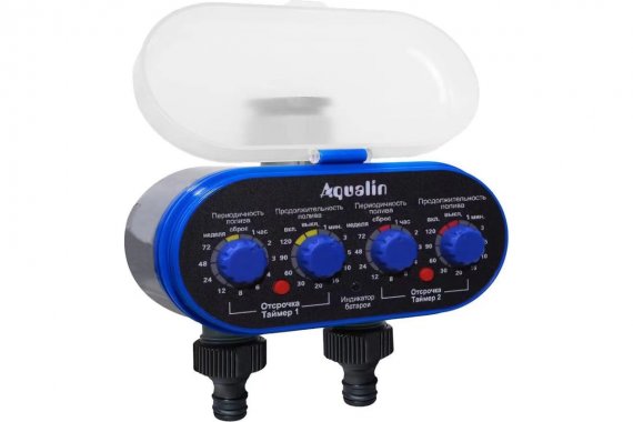 Фотография товара 'Deko 082-2052 Таймер для полива электронный двухканальный Aqualin AT03'