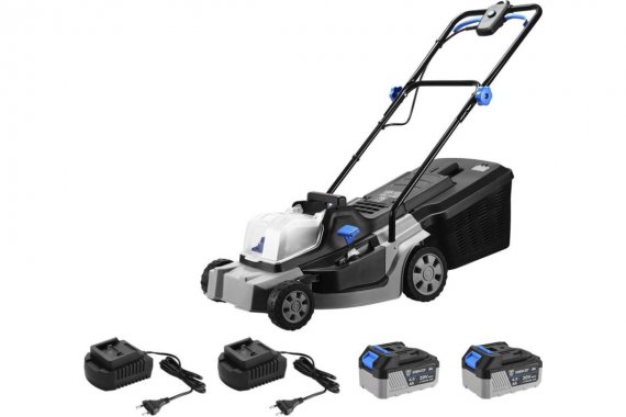 Фотография товара 'Deko 063-3008 Газонокосилка аккумуляторная DKLM40V PRO, 2х20В, 2x4.0Aч, 2 з/у, 400мм'