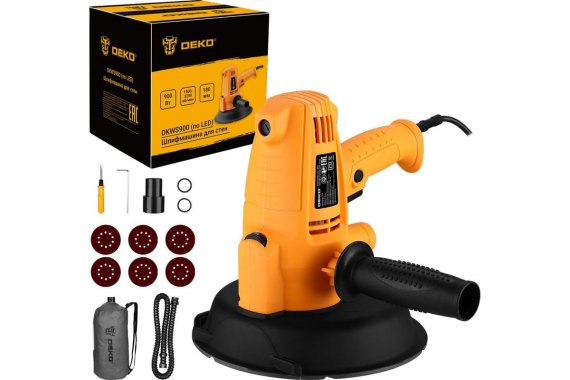Фотография товара 'Deko 083-1035 Шлифмашина для стен 180мм, 900 Вт'