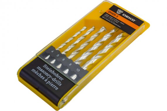 Фотография товара 'Deko 065-0528 Набор сверл по бетону DH05-1'