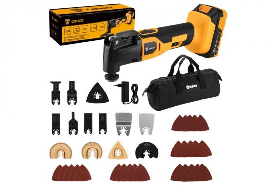 Фотография товара 'Deko 083-1202 Реноватор 38 шт, 20В, 1*2.0Ач, з/у'