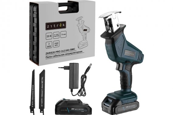 Фотография товара 'Deko 085-1316 Пила сабельная аккумуляторная Zitrek 20В, 2x2.0Ач'