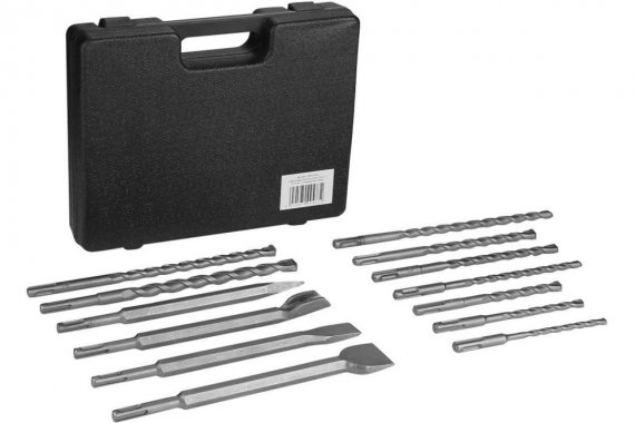 Фотография товара 'Deko 065-0792 Набор буров SDS-Plus DH13-1 (6-14 мм, 13 предметов) в кейсе'