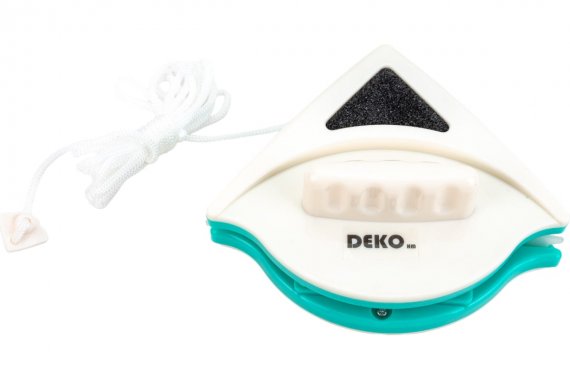 Фотография товара 'Deko 065-0846 Магнитная щетка-стеклоочиститель для двустороннего мытья окон WC01 Размер щетки: 158x135x64мм'