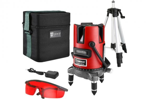 Фотография товара 'Deko 065-0297 Уровень лазерный со штативом DKLL02RB SET 2'