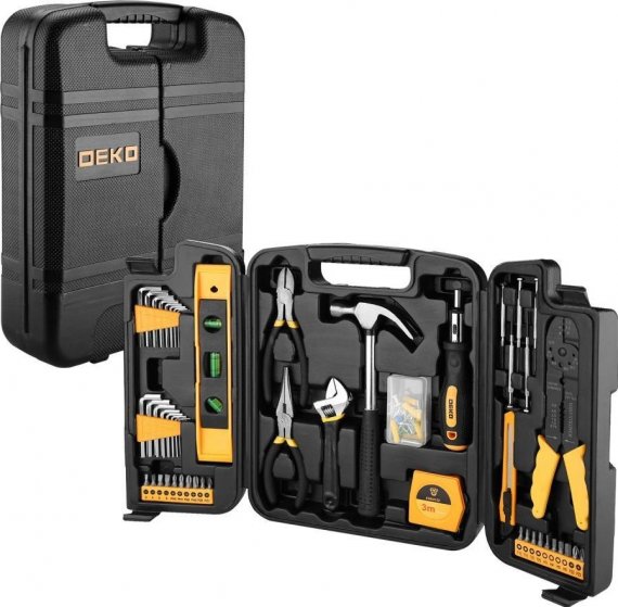 Фотография товара 'Deko 065-0741 Набор инструмента для дома в чемодане DKMT130'