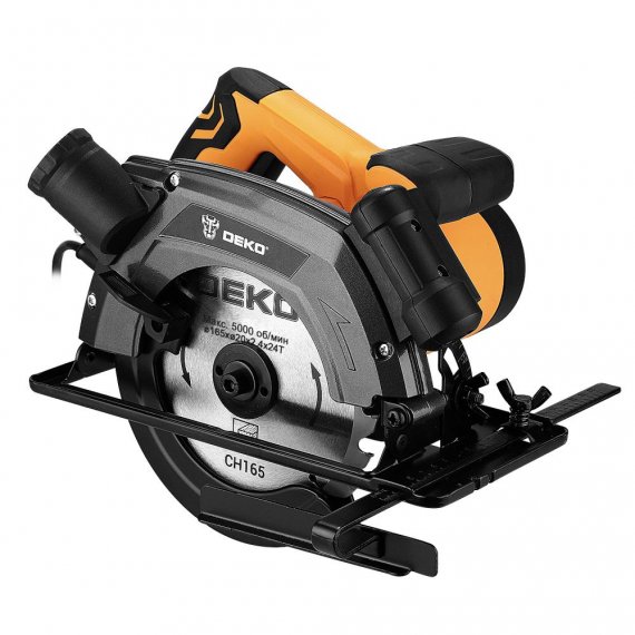 Фотография товара 'Deko 083-1100 Дисковая (циркулярная) пила 1250Вт, 165мм диск'