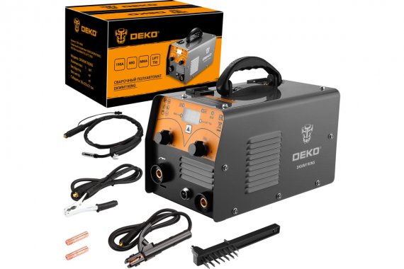 Фотография товара 'Deko 051-4694 Сварочный полуавтомат DKWM190NG, MIG без газа/MMA/TIG LIFT, 190А'