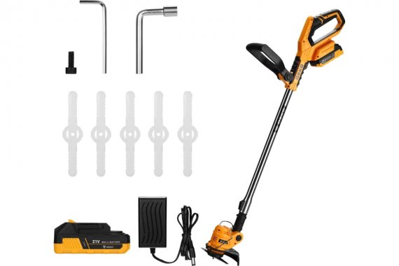 Фотография товара 'Deko 063-4239 Триммер садовый аккумуляторный DKTR21, 2*2.0Ач'