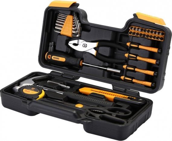 Фотография товара 'Deko 065-0750 Набор инструмента для дома в чемодане DKMT41'