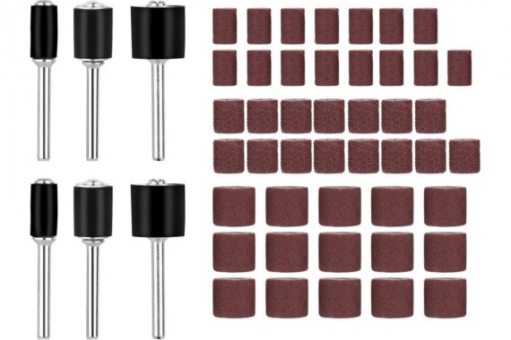 Фотография товара 'Deko 065-0676 Набор шлифовальных барабанов для гравера RT51'
