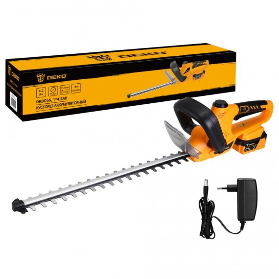 Фотография товара 'Deko 083-2041 Кусторез аккумуляторный 560мм, 1*4.2Ач'