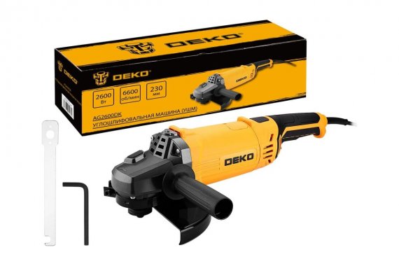 Фотография товара 'Deko 083-1031 Углошлифовальная машина (УШМ) 230мм, 2600 Вт'