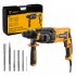 Фотография товара 'Deko 083-1005 Перфоратор сетевой ZKH950 в кейсе с набором из 5 буров SDS+, 1050 Вт'
