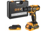 Deko 063-4415 Дрель-шуруповерт аккумуляторная DKCD20 Impact SET 3 в кейсе 20В, 2*2.0Ач