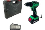 Deko 063-4061 Дрель аккумуляторная бесщеточная Zitrek Greenpower 20 Pro (20В, Li-ion аккум. 2шт, ЗУ, кейс, бита)