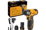 Deko 063-4390 Винтоверт аккумуляторный ударный DKIS12-Li 12В, 2*1.5Ач, в кейсе
