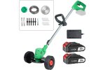 Deko 082-2005 Триммер-газонокосилка аккумуляторный ZITREK GreenCut 20 Pro (20В, Li-ion аккумулятор 2шт, колеса)