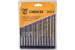 Deko 065-0538 Набор сверл с шестигранным хвостовиком DH13, 1.5-6.5 мм